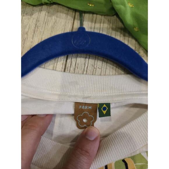 FARM Rio Women's Tropical Toucan Mini Dress Size L Multicolor Summer - Picture 8 of 9